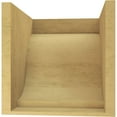 thumbnail image 4 of 12"W x 12"D x 12"H Wide Van Buren Rough Cedar Woodgrain TimberThane Corbel, Primed Tan, 4 of 6