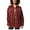 Spiced Apple, variant on Womens Cozy Fleece Shirt Jacket Oversized Cream XS/S