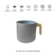 thumbnail image 2 of HUDSON VALLEY Jarro, Hervidor Aluminio. Jarro De Peltre Con Asa Antiadherente. Jarra Para Calentar Leche, Agua. Utensilio De Cocina Pocillo. Apato para lavaplatos, Best Kitchenware Color Granito, 2 of 5