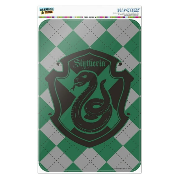 Harry Potter Slytherin Plaid Sigil Home Business Office Sign