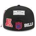 thumbnail image 4 of Men's New Era x Alpha Industries  Black Buffalo Bills 59FIFTY Fitted Hat, 4 of 5
