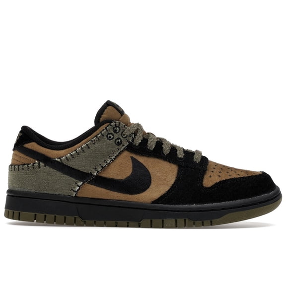 Nike Men's Dunk Low Retro Camo Olive Basketball Shoes, from StockX