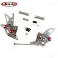 thumbnail image 2 of Arashi (Version 2.0) Rearsets for Suzuki Hayabusa GSXR 1300 2008-2020 Motorcycle Adjustable Footrests FootPegs Rear Sets GSX-R1300 GSX-R 1300 GSX1300R Gray 2011 2012 2013 2014 2015 2016 2017 2018, 2 of 6