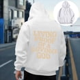 thumbnail image 1 of MHFRRA Sudadera Informal con Capucha y Manga Larga para Hombre con Diseño Estampado para Primavera y Otoño, Cómoda para Uso Diario Blanco, 1 of 4