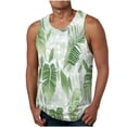 thumbnail image 2 of Camiseta sin mangas de cuello redondo para hombre, ropa deportiva para el hogar, pijamas, camiseta de color liso, blusa deportiva de poliéster para hombre, 2 of 5