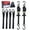 Solid black pattern, variant on 2Pcs Retractable Ratchet Straps Heavy Duty Auto Self Retracting Tie Down Straps Tenisoner Belts with S-hook for Truck Cargo Trailer Motorcycle Van