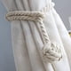 thumbnail image 2 of Un par de clips de cuerda para cortina tejidos a mano, alzapaños para cortinas, 2 of 4
