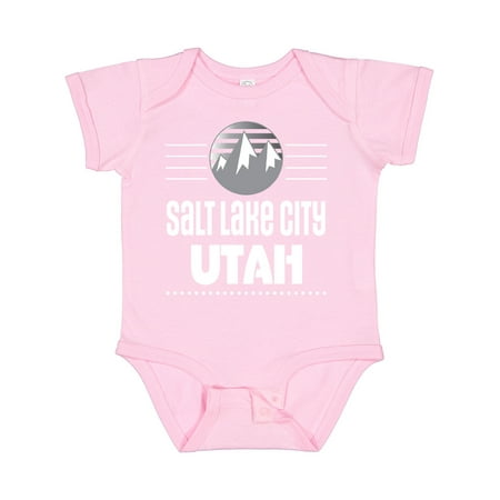 

Inktastic Salt Lake City Utah Mountains Gift Baby Boy or Baby Girl Bodysuit