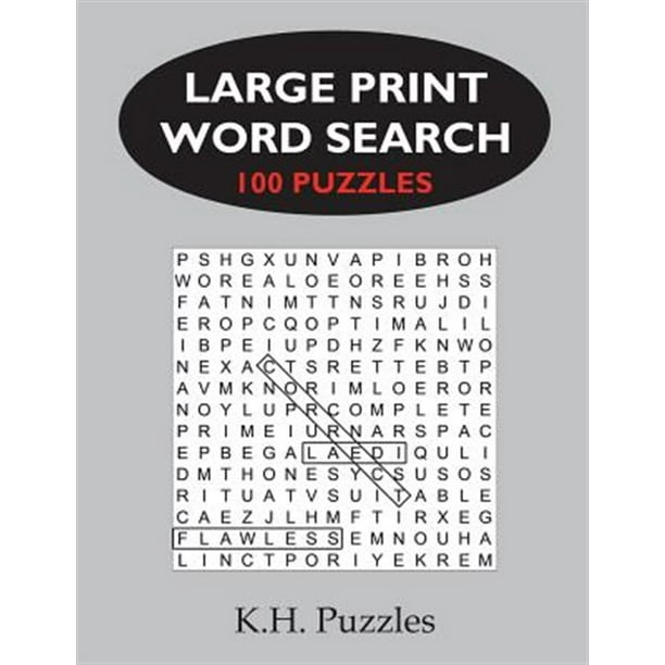 large print word search 100 puzzles walmartcom