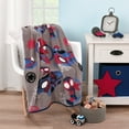 thumbnail image 5 of Marvel Spidey 5pc Toddler Bedding & Blanket Bundle, Toddler Bed, Boy, Blue, Polyester, 5 of 12