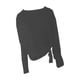 thumbnail image 3 of Camisetas de manga larga para mujer Yinane blusas finas ligeras uso diario yoga negro, 3 of 8