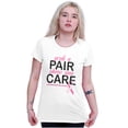 thumbnail image 3 of Grab Pair Show You Care Pink Ribbon Womens Slim Fit Graphic Tee Brisco Brands S, 3 of 5