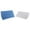 White+Blue, variant on Wedge Reflux Foam Bed Pillow Leg Elevation Back Lumbar Support Cushion Home Office Reading Relaxing Comfort Pillow