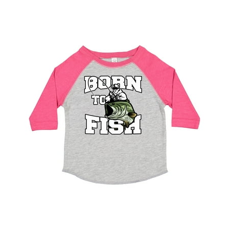 

Inktastic Born to Fish Gift Toddler Boy or Toddler Girl T-Shirt