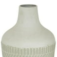 thumbnail image 5 of DecMode 13" Textured White Metal Vase, 5 of 7