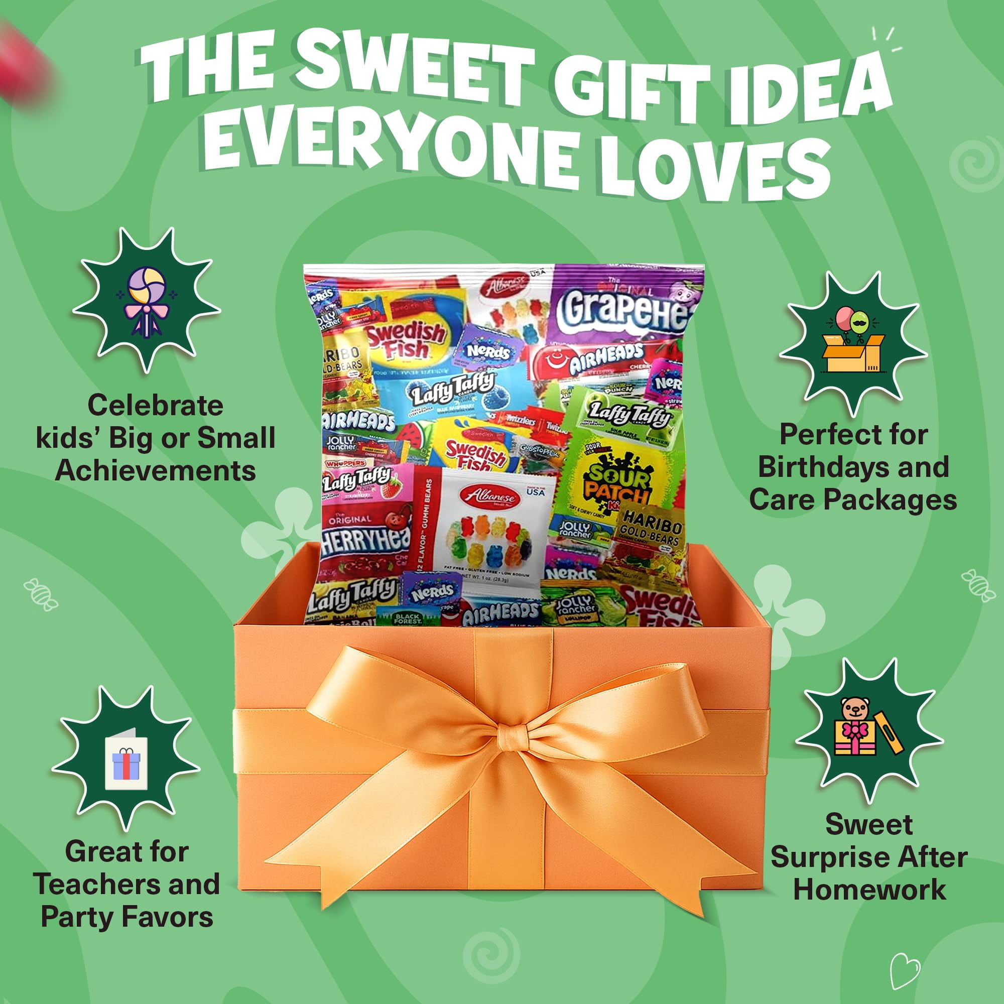 Ultimate Assorted Classic Candy Mix Variety Pack, 4LB Bulk Bag – Fun-Size, Individually Wrapped Minis for Parties, Candy Bowls, Parades, Piñatas, Events & More – Mega Mixed Treat Assortment