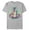 Athletic Heather, variant on Men's Lion King Rafiki Geometric Rainbow  Graphic Tee White Medium