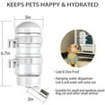 Dripless Dog Drinking Water Bottle for Crate Kennel Cage Leakproof