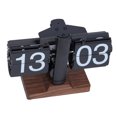 thumbnail image 1 of Flip Desk Clock, Retro Vintage Design Auto Flip Desk Table Clock, Internal Gear Operated Mechanical Flip Clock, 24 Hours Modern Digital Mechanical Retro Flip Down Clock for Home, 1 of 7