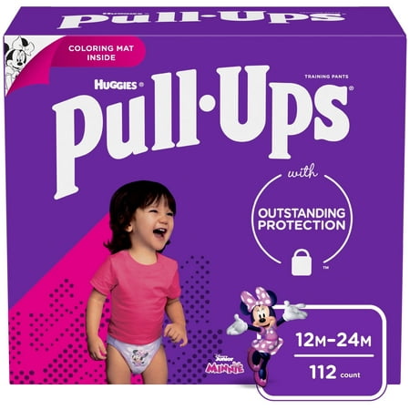 Huggies Pull-Ups Girls Training Pants, 112 Count
