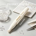 thumbnail image 3 of Automatic Diamond Painting Bead Dispenser, Bead Blitz Diamond Art Pen,No Wax Needed Art Pen for 2.8mm Round Drills, DIY Crafts, For Adults,Accessories Kit, 3 of 8