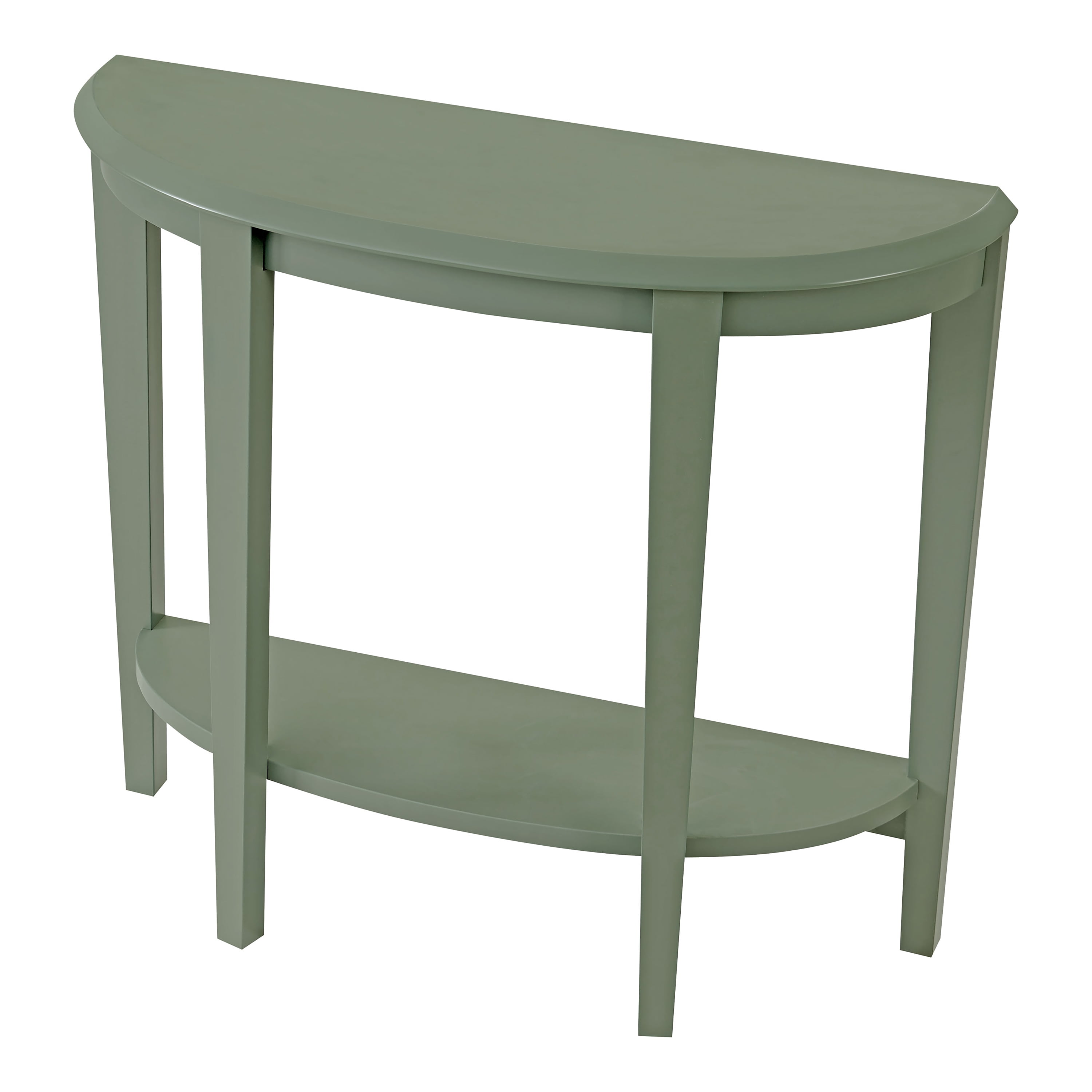 Furniture of America Lune 1-Shelf Wood Sage Green Hallway Console Table