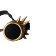 thumbnail image 2 of LELINTA Vintage Studs SteampuLELINTA Goggles Welding Gothic Black Lens Cosplay, 2 of 2