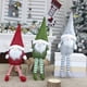 thumbnail image 3 of Artículos decorativos de Navidad rojos, muñeco sin rostro, pierna larga sentado, juguete de Papá Noel, colgante, ventana, 1 Uds., 3 of 4