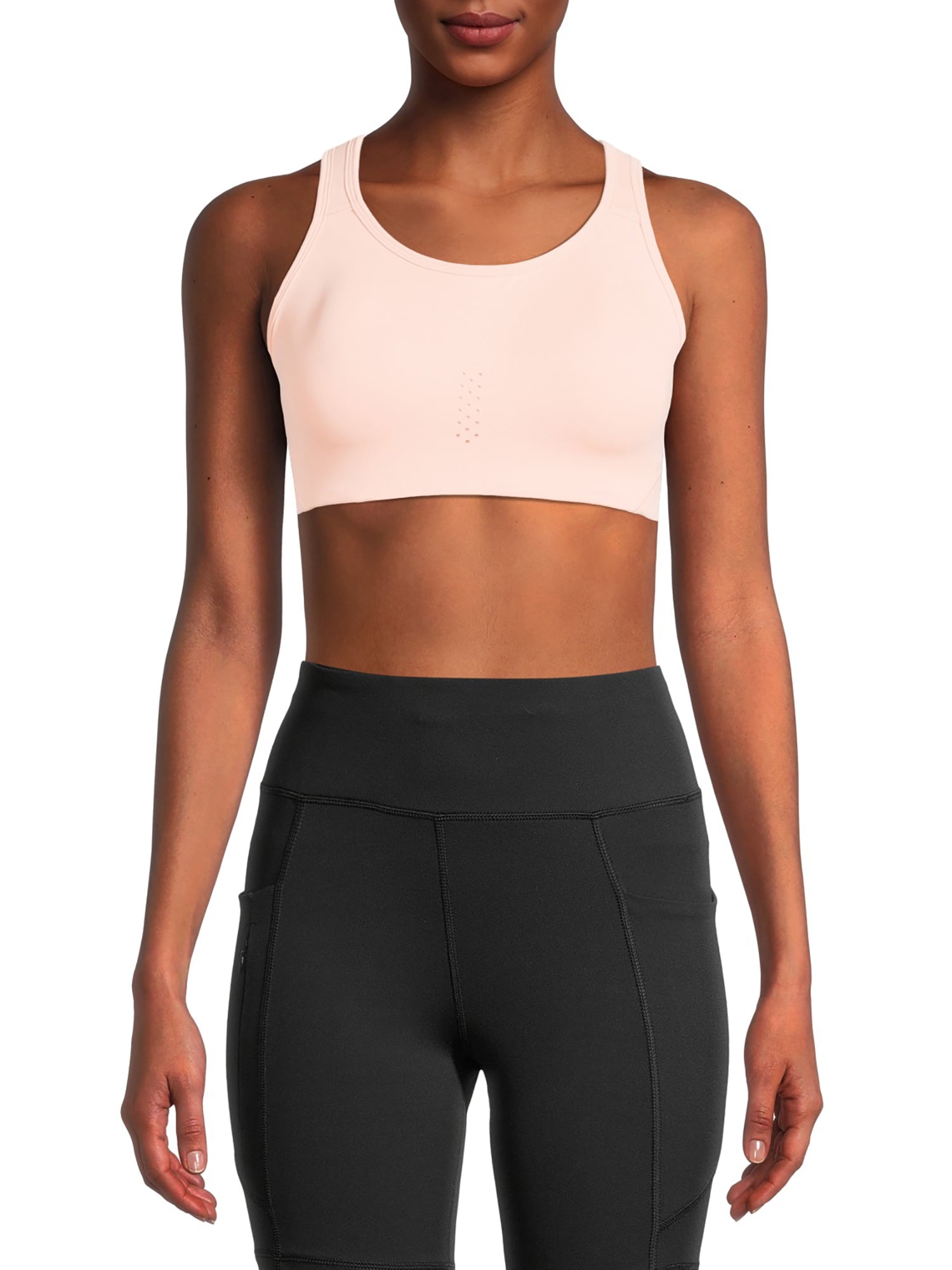 Sports Bras For Women High Impact Support Wirefree Molded Cups Workout Mesh Racerback Yoga Sports Bra - View #5