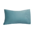 thumbnail image 3 of Hotel Style 2-Piece 1000 Thread Count Egyptian Cotton King Pillowcases, Teal Silk, 3 of 8