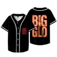 thumbnail image 1 of GloRilla Big Glo Baseball Jacket Tee The Glorious Tour Merch Cosplay Unisex Short Sleeve T-Shirts,Style 4,XS, 1 of 6