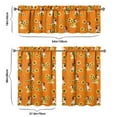 thumbnail image 6 of Vintage Rustic Curtains 36 Inch - 3 Panel Bohemian Floral Farmhouse Set with Wildflowers, Rod Pocket Kitchen, 6 of 6