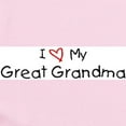 thumbnail image 2 of CafePress - I Love My Great Grandma Infant Bodysuit - Baby Light Bodysuit, Size Newborn - 24 Months, 2 of 4