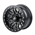 thumbnail image 4 of (2 Pack) 4/137 Tusk Nebo Beadlock Wheel 14x7 4.0 + 3.0 Machined/Black for Can-Am Outlander Max 850 Xt-P 2016-2022, 4 of 8