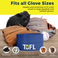 thumbnail image 2 of TOFL Baseball Softball Glove Wrap Elastic Band Strap for Baseball Mitts Blue Wrap, 2 of 10