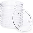 thumbnail image 4 of Glass Pillar Candle Holder Plates (5 Inches, 12 Pack), 4 of 8