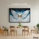 thumbnail image 2 of Cuadro Decorativo Canvas Revolution Marco Flotante Alas Corazón Dorado 90x60 Marco Negro, 2 of 3