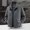 A_Gray, variant on Men's Lapel Collar Water Resistant Casual Jacket, Multi Pocket Full Zip Lightweight Windproof Coat, Elastic Cuffs Business Casual Outerwear for Work Daily Wear Khaki M