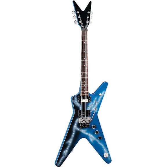 Dimebag Darrell Lightning Bolt Signature Model: Miniature Guitar Replica Collectible