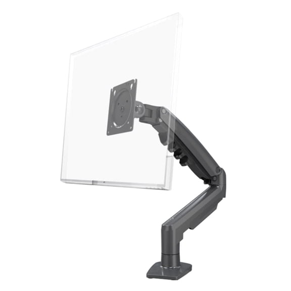 F80 Desktop Spring Monitor Arm 17-32inch LCD LED Monitor Holder Mount Arm Full Motion Display Stand Loading 2-9 Kgs B,1 x Desktop monitor holder,Black&Gray