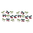 thumbnail image 1 of Parches bordados Gloria 20 piezas de cereza para chaqueta manualidades coser en apliques decorativos DIY, 1 of 9