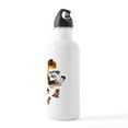 thumbnail image 3 of CafePress - Black Dachshund - Stainless Steel Water Bottle, Sports Bottle, 1.0L, 3 of 5