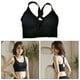 thumbnail image 5 of Amortiguador deportivo cómodo Yoga Fitness Crop Top Chaleco Soporte Negro Sharpla Sujetadores deportivos para mujer, 5 of 8