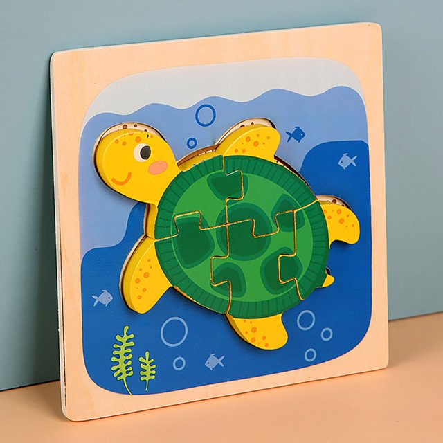 Big Save,HWRETIE Puzzles Clearance,Kids Baby Wooden Puzzle Cognition,Puzzle Learning Educational Toy