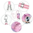 thumbnail image 4 of Case for iPhone 14 Plus, Adjustable Detachable Crossbody Strap Neck Strap Silicone Bumper Marble Painted TPU Ultra Thin Shockproof Protective Phone Case Cover for iPhone 14 Plus, Pink, 4 of 7