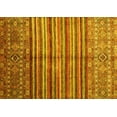 thumbnail image 1 of Ahgly Company Indoor Rectangle Southwestern Yellow Country Area Rugs, 2' x 5', 1 of 4
