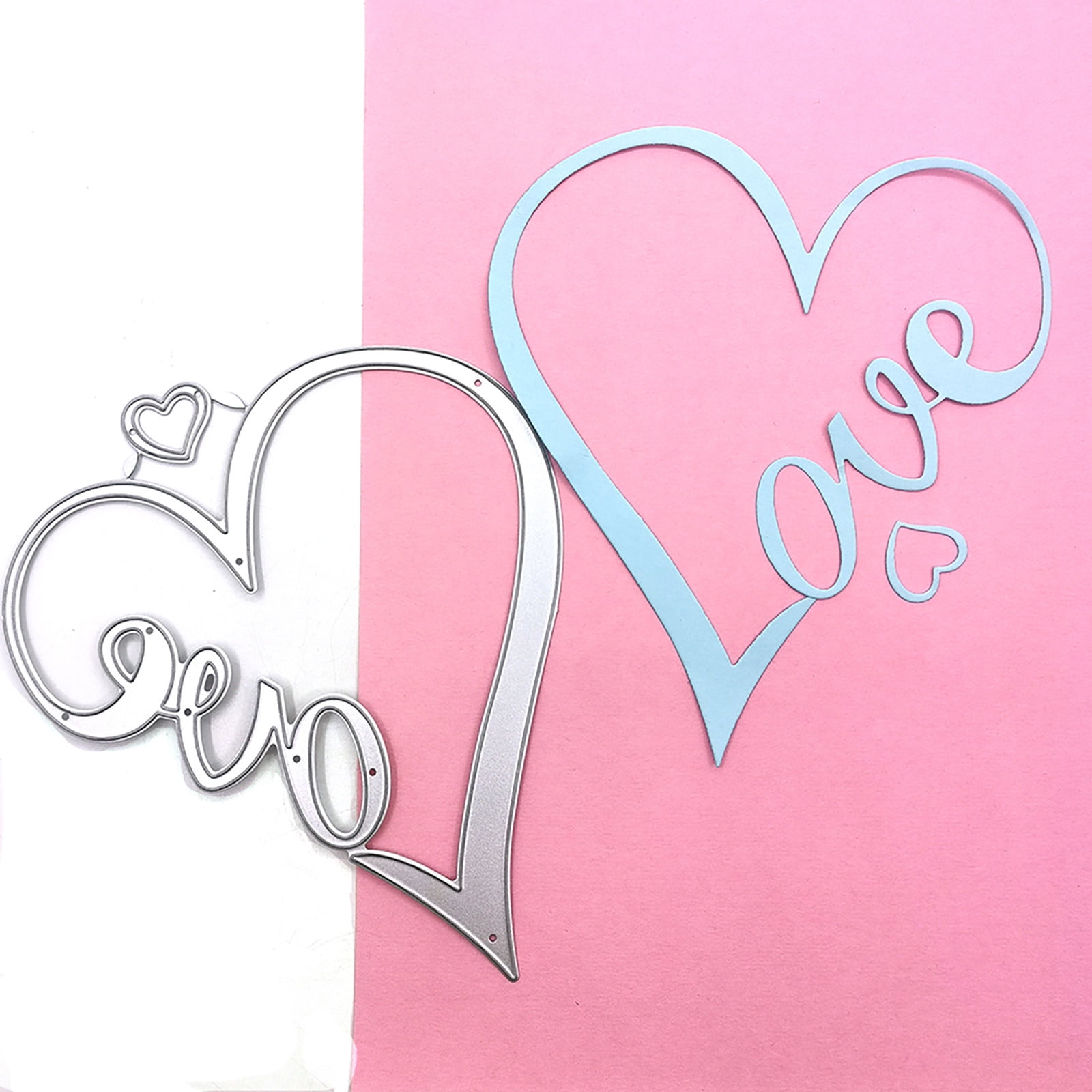 Follure Diy Cutting Die Carbon Steel Embossing Die Template Valentine's Day Love Box