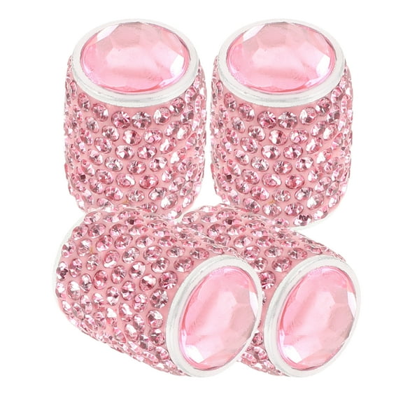 4 Pcs Valve Cap Accessories for Car Tire Valve Stem Caps Women Wheel Valve Covers Bike Stem Caps Tire Air Caps Women's