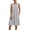 Gray-02, variant on HTNBO Lightweight Cotton Linen Mini Dress – Sleeveless Crewneck Ruched Sundress, Perfect Beach Outfit for Women