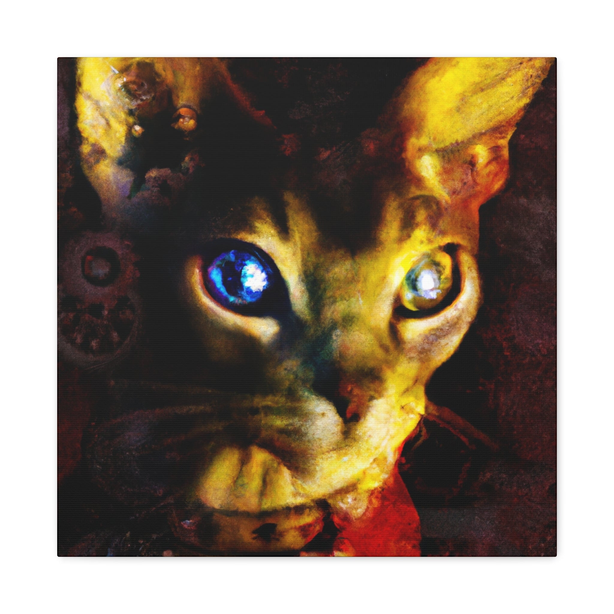 "Abyssinian Steampunk Dream" - Canvas